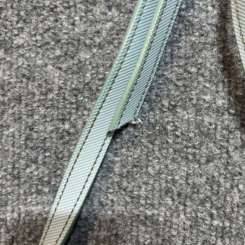 Lacoste Womens Crossbody Bag Light Blue Gray With Strap Purse - Picture 14 of 14